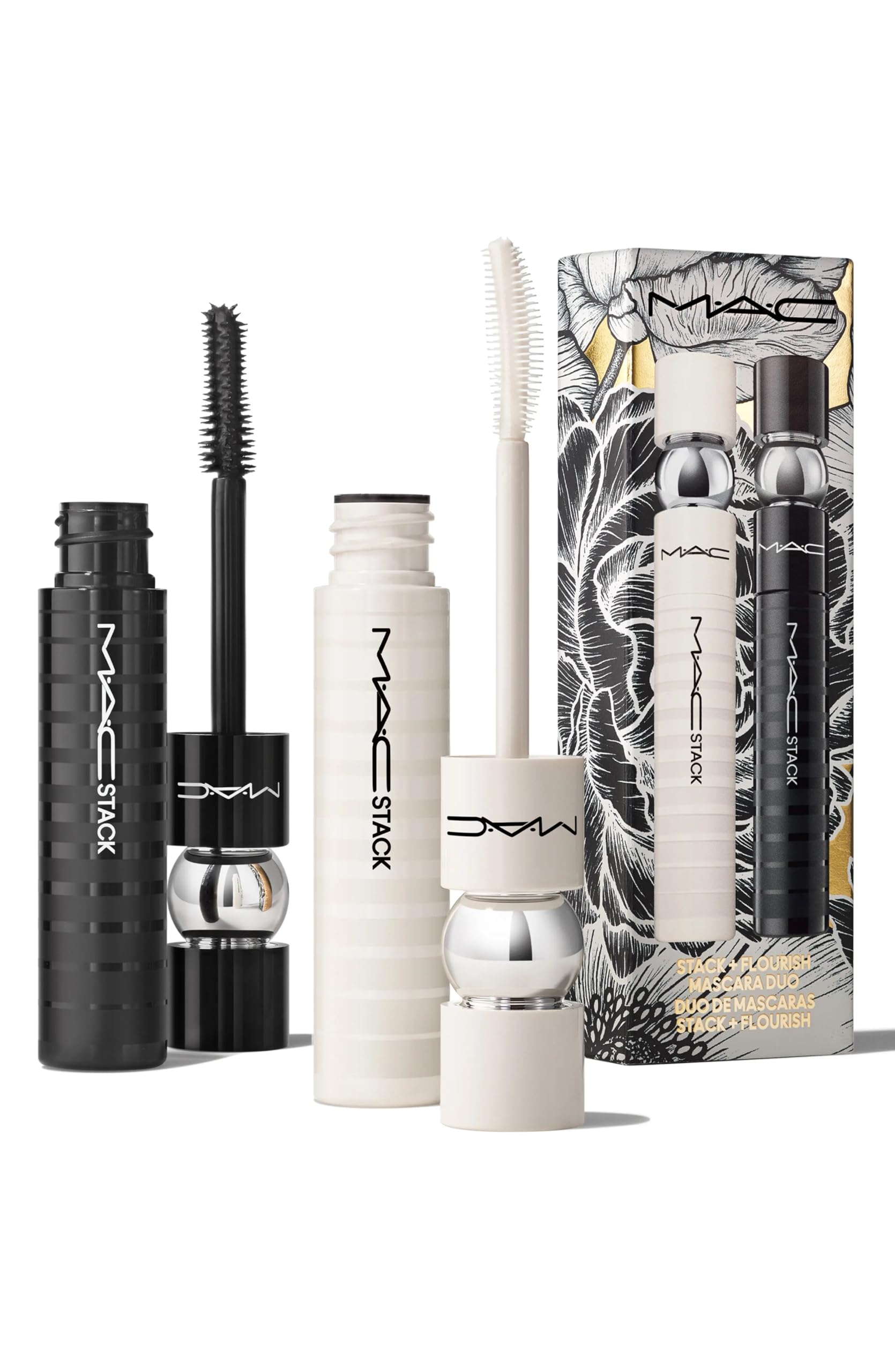 Amazon.com : MAC Stack + Flourish Mascara Duo, 0.41 Ounces each